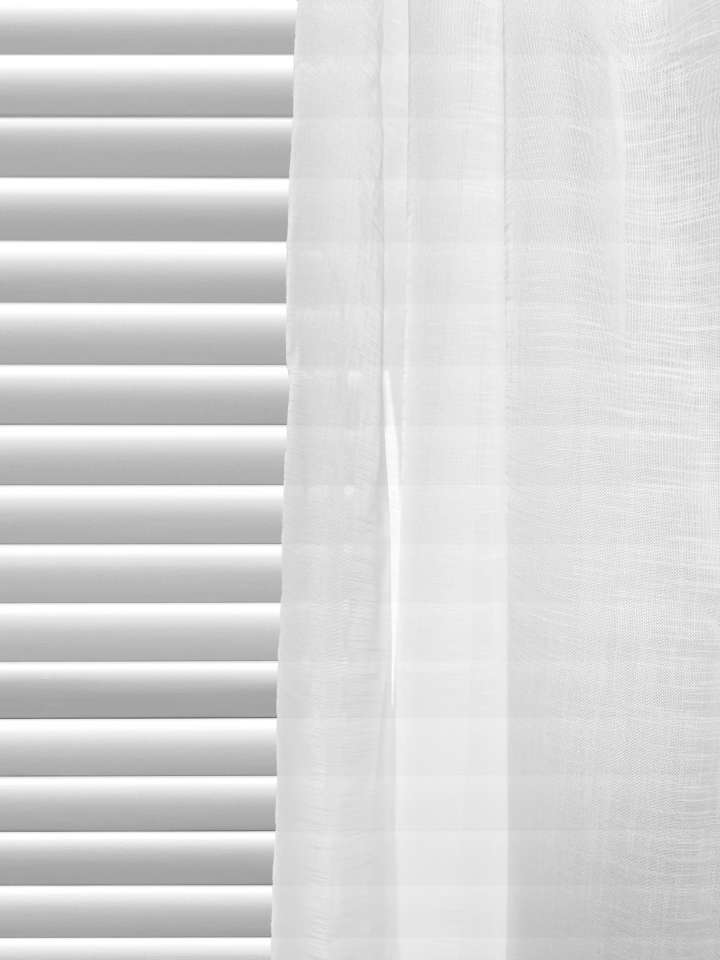 Mannada Korean Style Curtains　Sheer MND4008921 Brushed Sheer - Cream Motorized Blinds／Smart Blinds & Shades Child Safety／Cordless Blinds & Shades Light Filtering Blinds & Shades Semi-Transparent Blinds & Shades